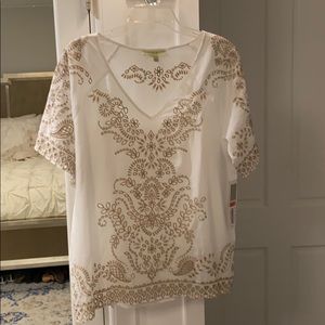 Top - New with tags. Sigrid Olsen signature. “M”